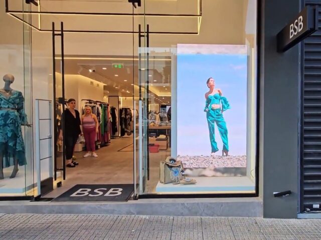 Εγκατάσταση digital signage -BSB Egaleo p2,9 3500nits