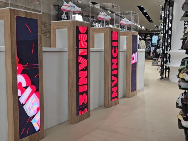 Zakcret Glyfada embedded LED screen